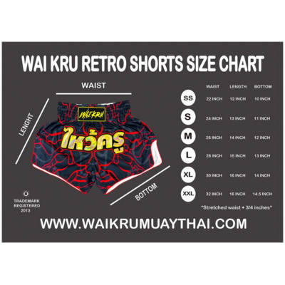 Wai Kru Muay Thai Shorts SUB-16 Lila-Ègszìnkèk