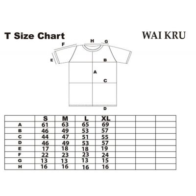Wai Kru Thai Mongkol T-shirt Black