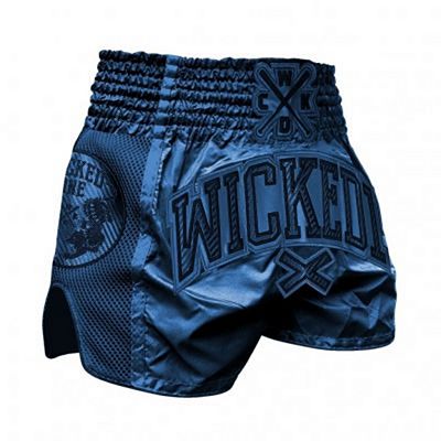 Wicked One Muay Thai Short Cross Blue