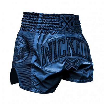 Wicked One Muay Thai Short Cross Blå