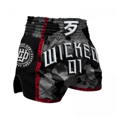 Wicked One Short Muay Thai Overcome Fekete