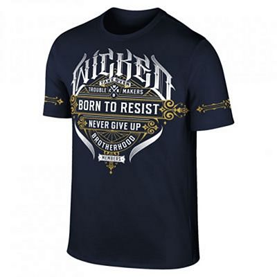 Wicked One Take Over Tee Navy Blue