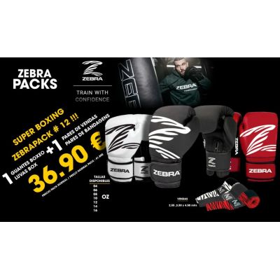 Zebra Mats Pack Boxing / MMA Nº12 Svart