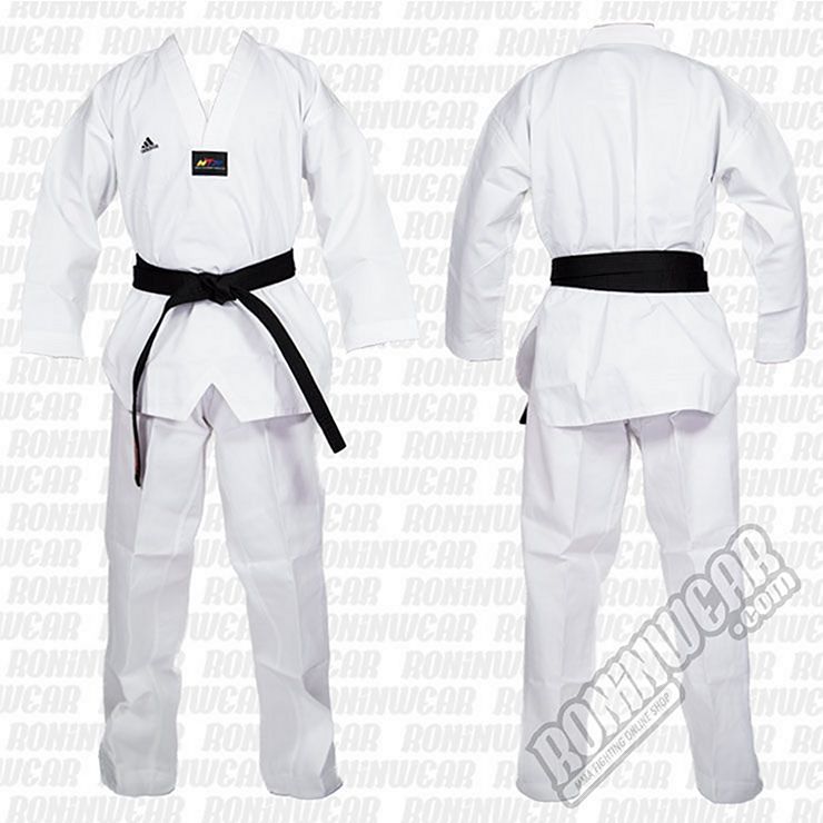 adidas Adi-Start Cuello Blanco Dobok Blanco