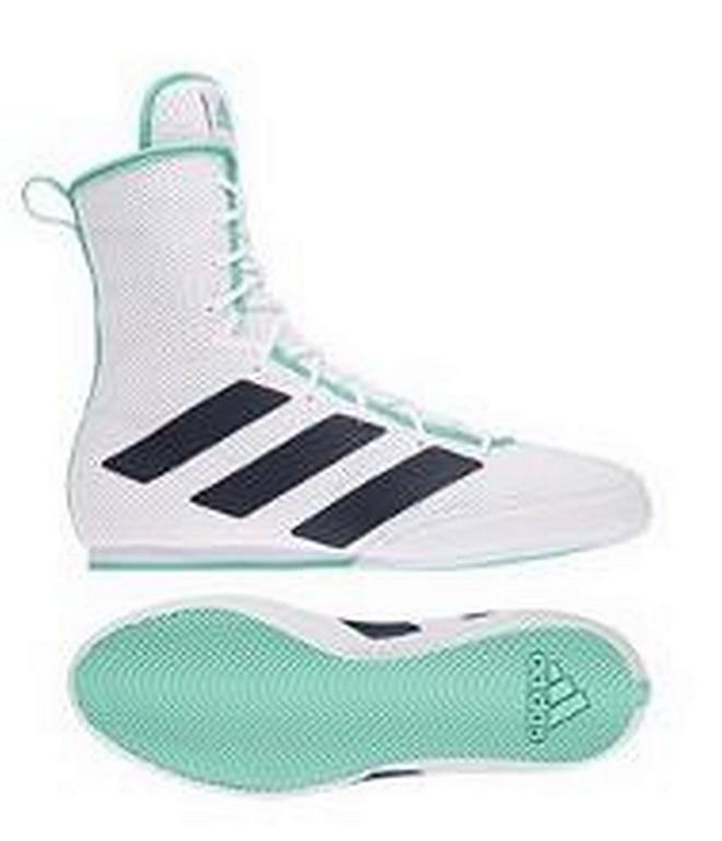 Gato de salto Sequía Debilidad Adidas Botas Boxeo Box Hog 3 Blanco-Verde