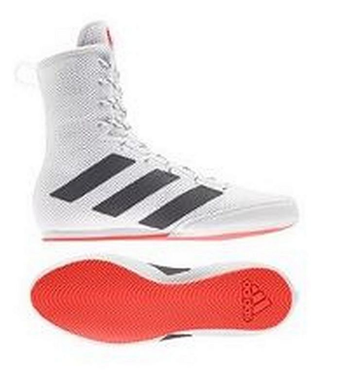 Botas Boxeo Adidas Box Hog 2 Negro-Blanco