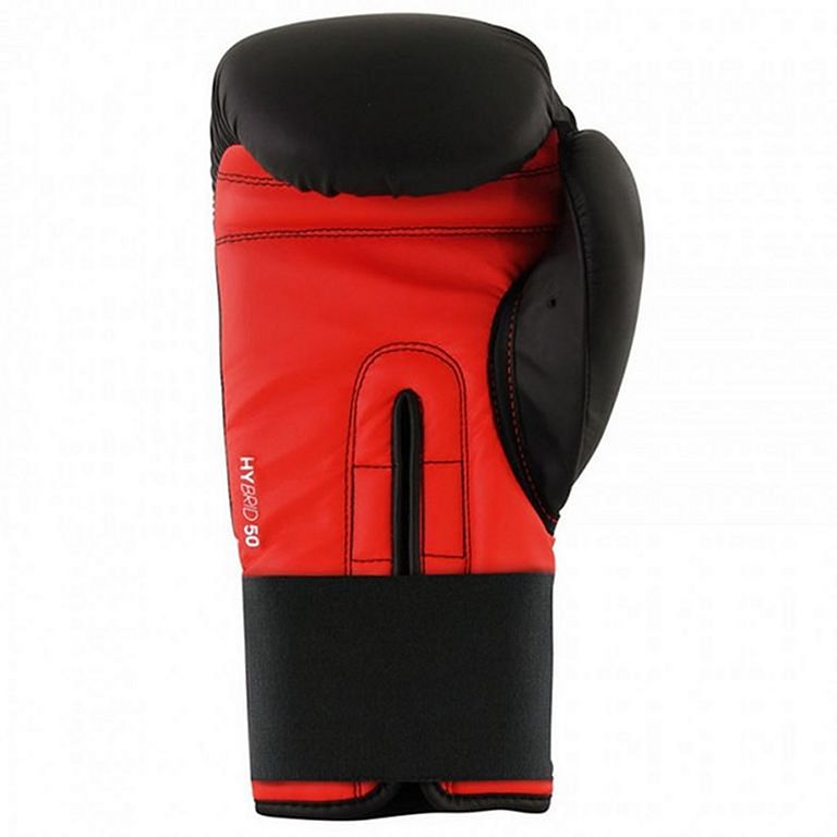 Adidas Hybrid 50 Boxing Gloves Negro-Rojo