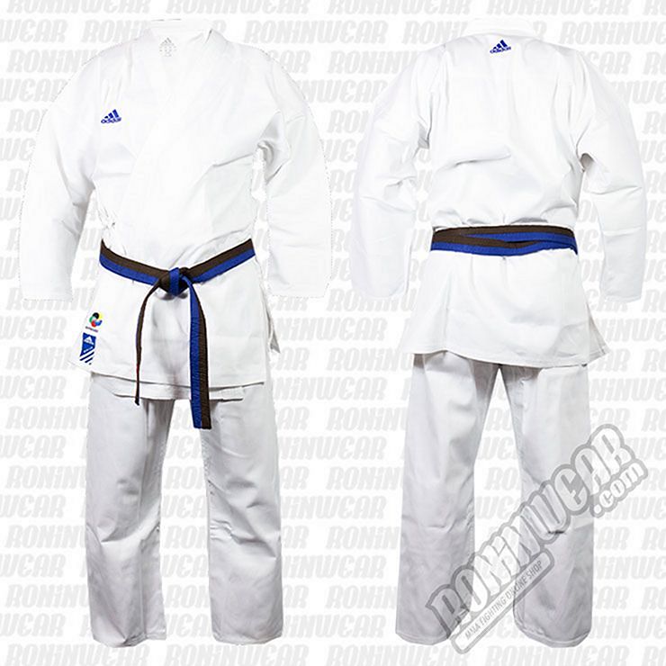 salto Traducción Despertar adidas Karategi Kumite Combat Blanco