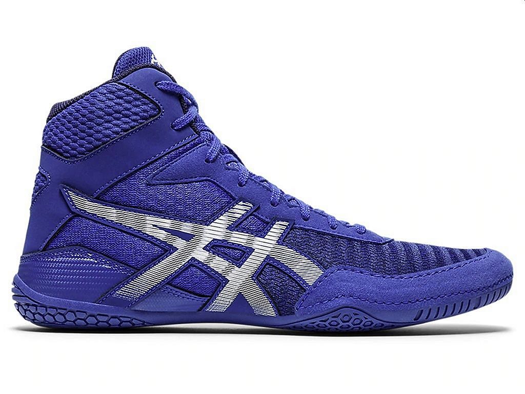 Mediador Barry esta noche ASICS Mat Control 2 Wrestling Shoes Azul