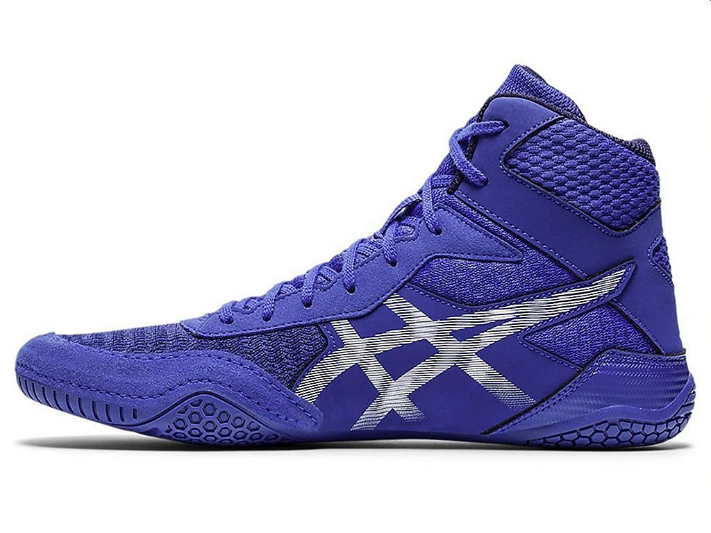 Mediador Barry esta noche ASICS Mat Control 2 Wrestling Shoes Azul