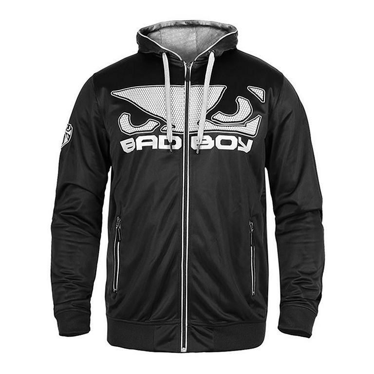 Bad Boy Dynamic Hoodie Schwarz Grau