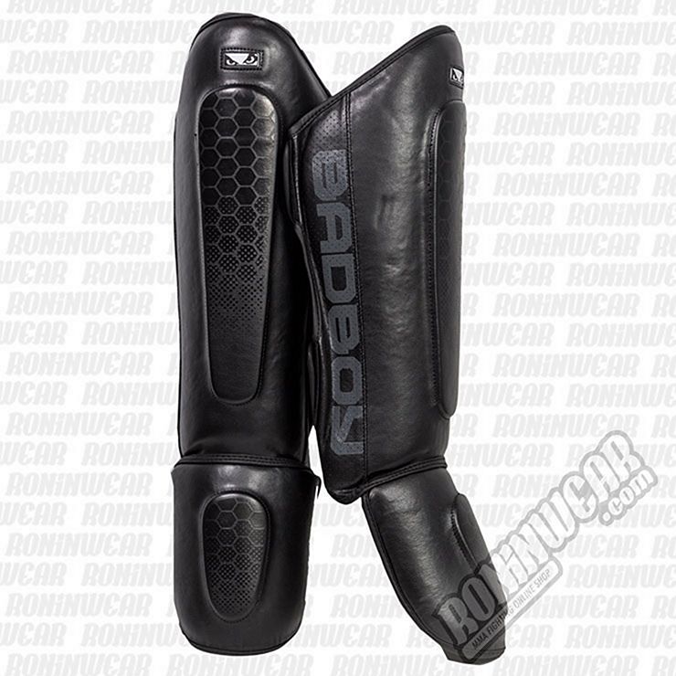 Bad Boy Legacy 2.0 Muay Thai White Shin Guards,Kick Boxing,MMA 