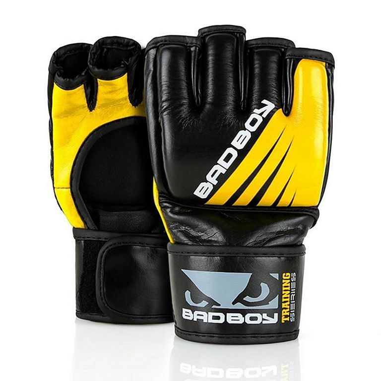 Yellow shop mma gloves
