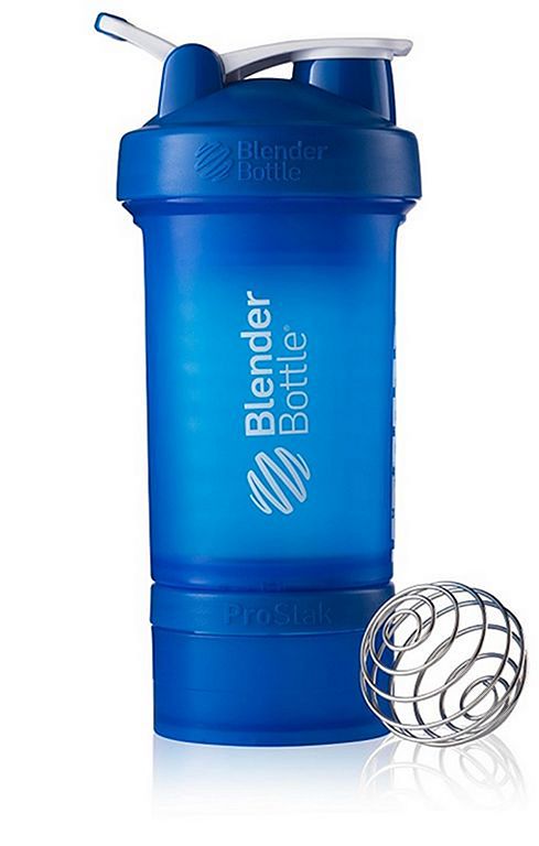 Blender Bottle, ProStak, Cyan, 22 oz, 650 ml