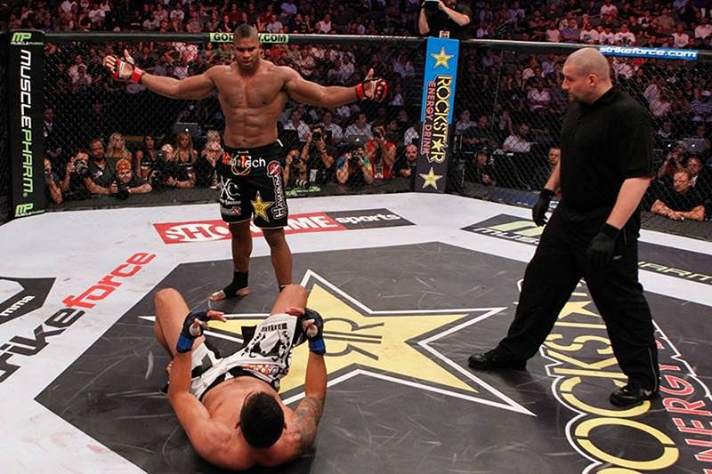 Alistair Overeem and Strikeforce sponsored by Rockstar Energy