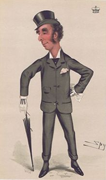 Marquess of Queensberry 1877 caricature by Vanity Fair