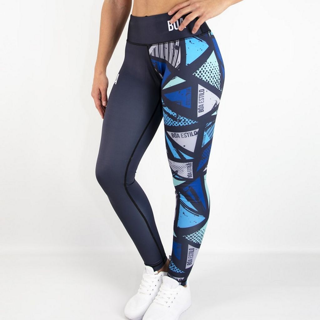 Leggings adidas - Azul - Leggings Ginásio Mulher