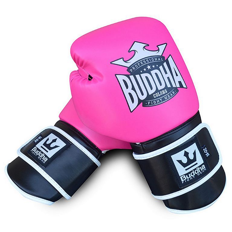 Buddha Guantes Boxeo Pro Gel Rojo