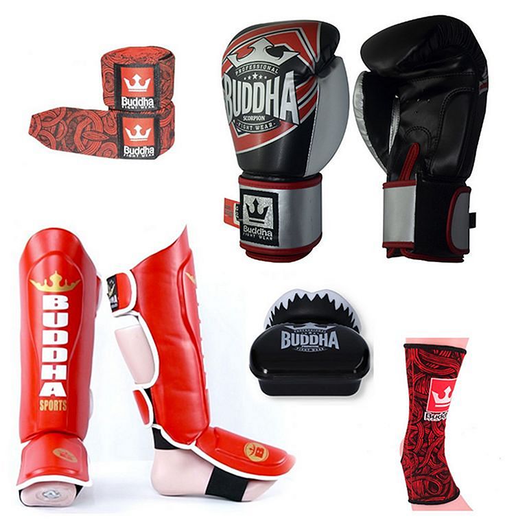 Buddha Scorpion Kickboxing Starter Pack Red