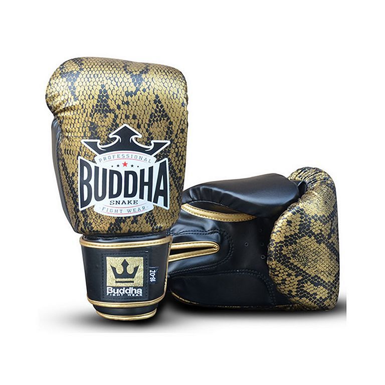 Buddha Guantes Boxeo Bushwhacker Negro-Oro