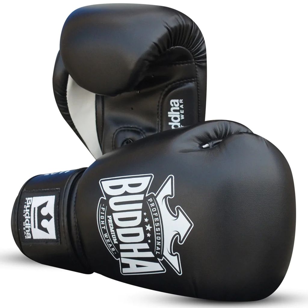 Buddha Top Premium boxing gloves matt black