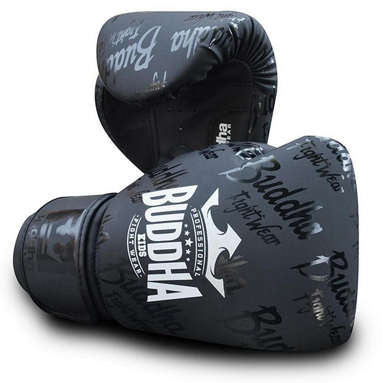 Buddha Guantes Boxeo Niño Negro