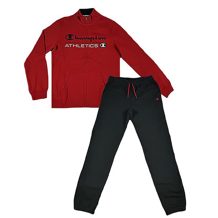 champion tracksuit red