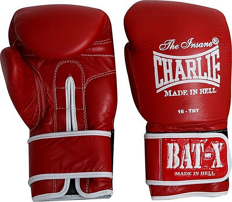 Charlie deals boxing gloves