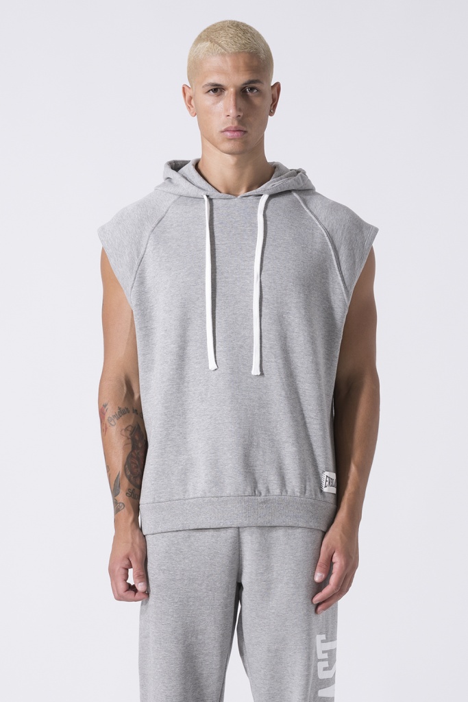 Everlast Cap Felpa Hoodie Gris