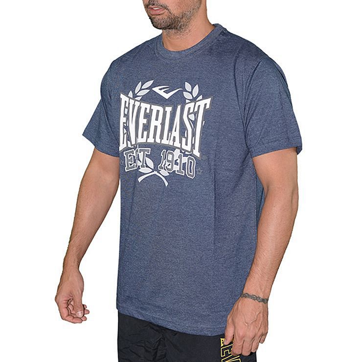 Ezel Vernederen water Everlast EVR9024 Mens T-shirt Navy Blue