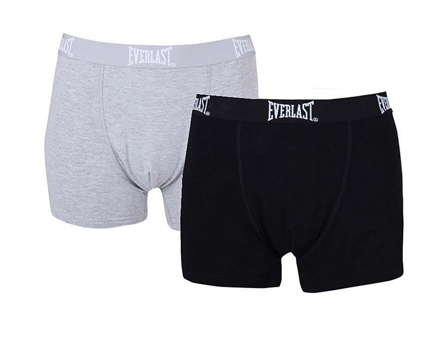 Everlast Pack Boxers Hombre Core Negro-Gris