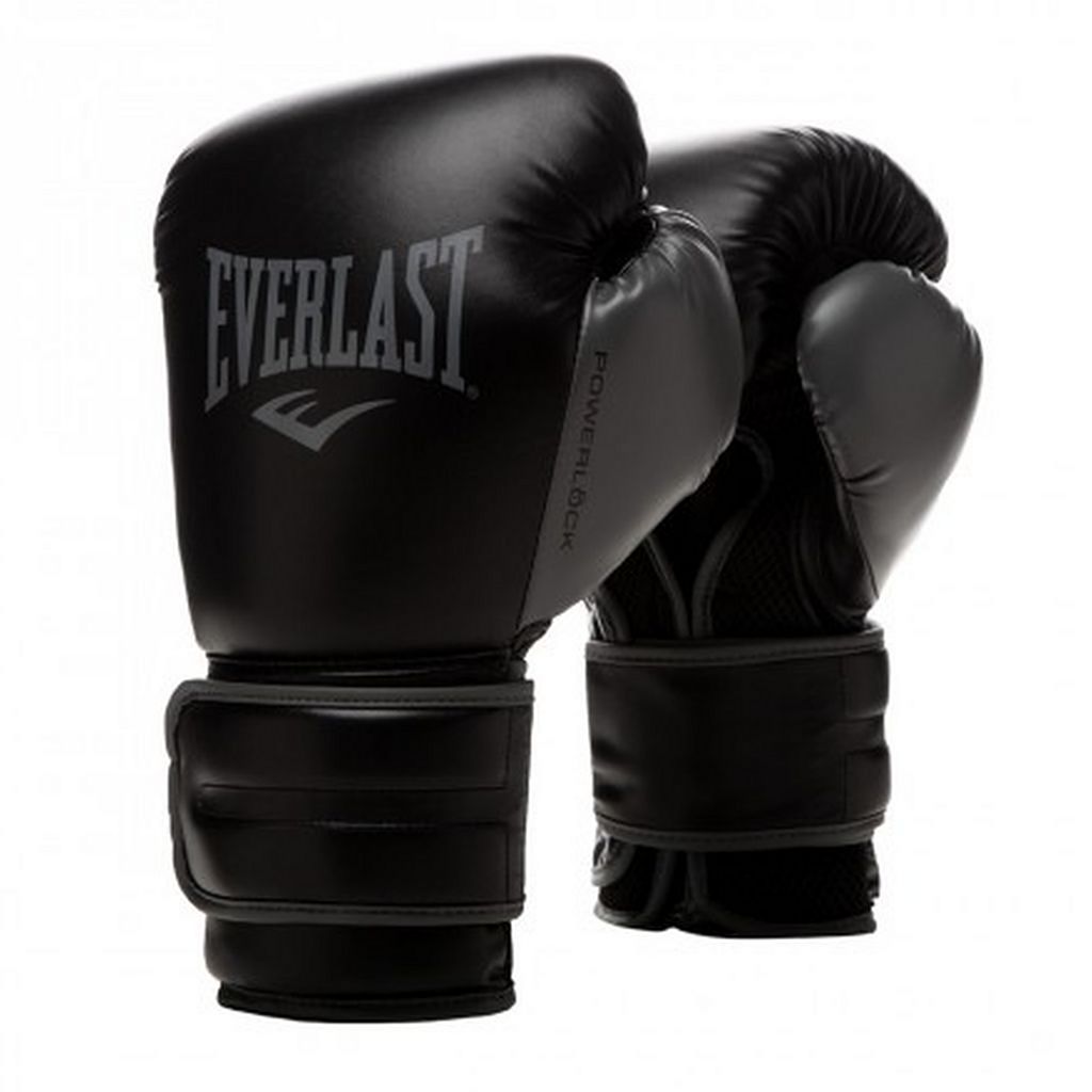 GUANTES BOX EVERLAST POWERLOCK BLANCO/ORO 12oz