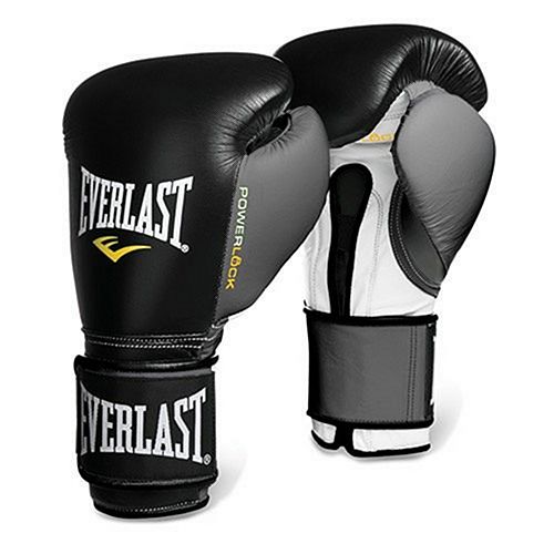 GUANTES BOX EVERLAST POWERLOCK BLANCO/ORO 12oz