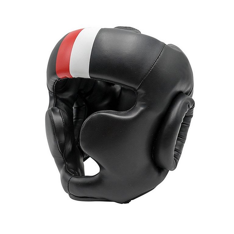 Casco Leone de boxeo CS445 rojo DNA | Casco muay thai Talla M