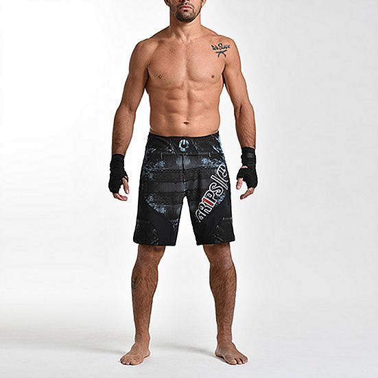 SMMASH Short D'entraînement pour Homme MMA Boxe Sport Gym Fitness