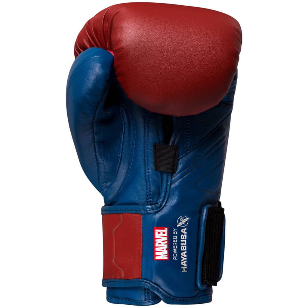 Hayabusa Captain Marvel Boxing Gloves Rouge Bleu