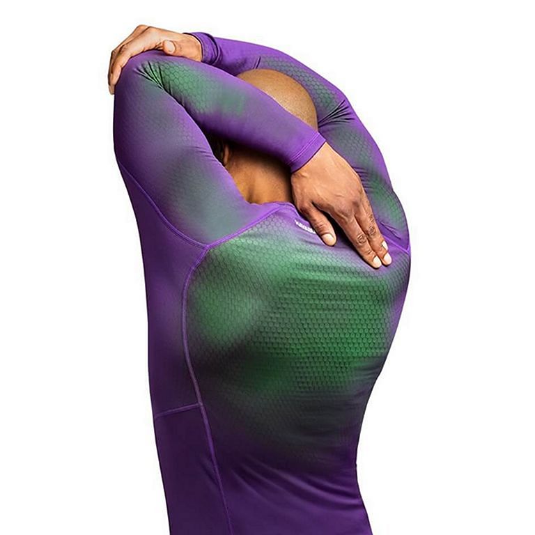 Hayabusa Fusion Rashguard Purple-Green