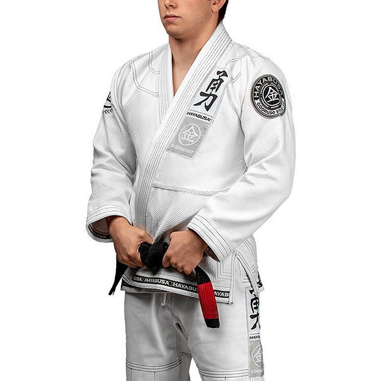 Goorudo 3 Gold Weave Jiu Jitsu Gi Blanco