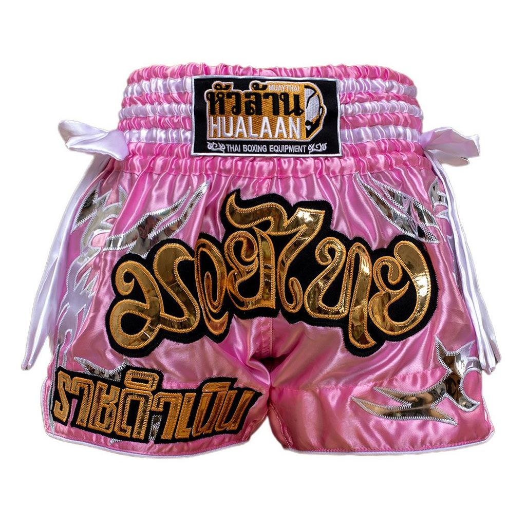 Short de Muay Thai Buddha Rétro Rose