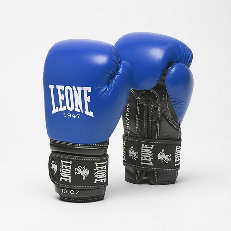 Guantes de boxeo Leone DNA Azul > Envío Gratis