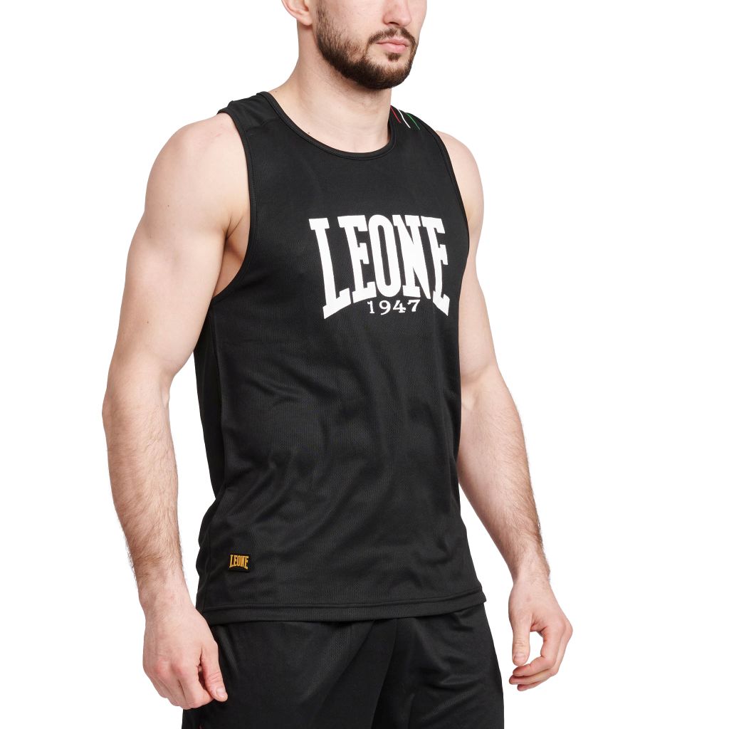 Leone 1947 Camiseta Boxeo FLAG AB226 Negro