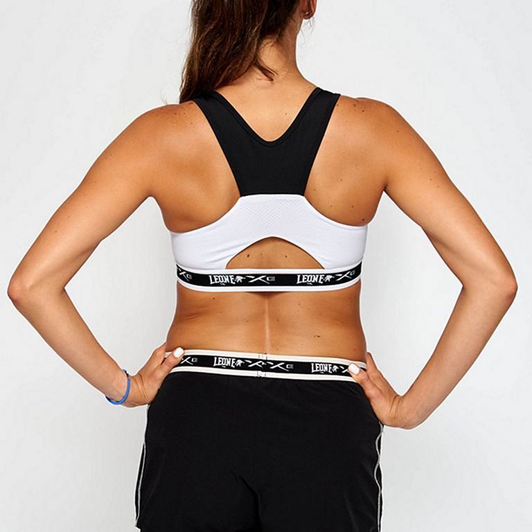 Everlast Evl Brand Br Sport Bra Women's White/Gold Colour L