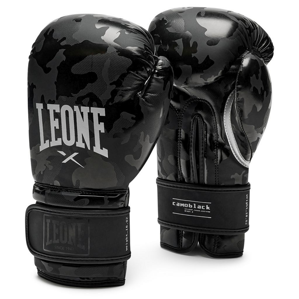 Guantes de boxeo para hombre, color negro