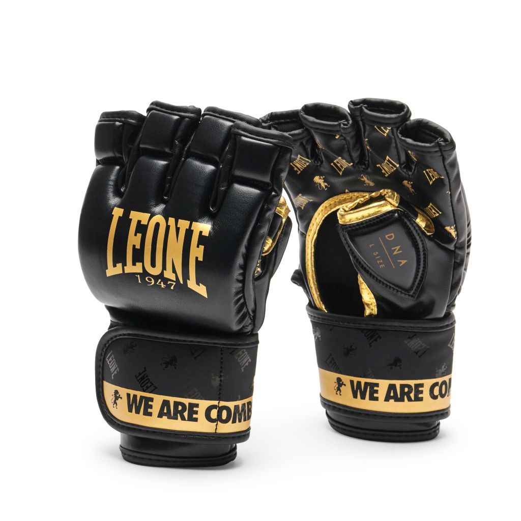 Guantes de boxeo Leone GN059D Negro y Oro -  – Combat Arena