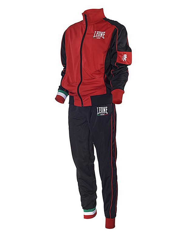 Leone 1947 Italy Tracksuit Rosso Nero
