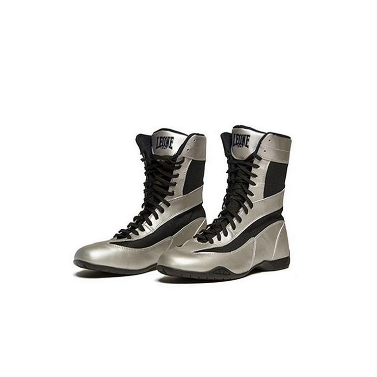 Leone 1947 Legend Boxing Shoes Silver