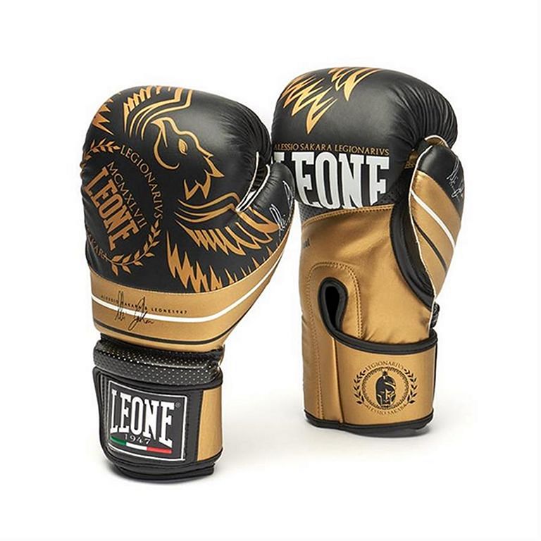 Leone 1947 Boxing Gloves Barcelona Negro-Oro