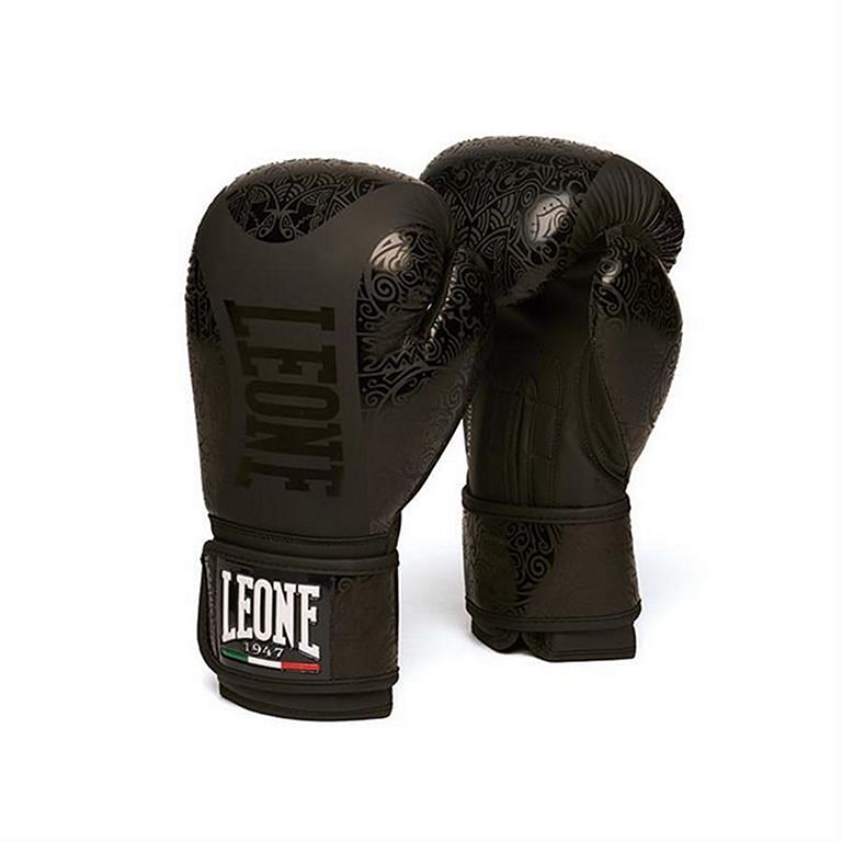 GN070 Guantes de Boxeo Leone 1947 “Maori” Color negro talla M