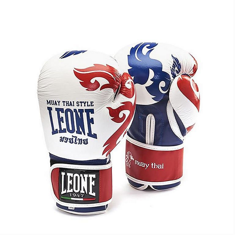  Leone 1947 Guantes de boxeo de cuero maorí MMA UFC Muay Thai  Kick Boxing K1 Karate Training Sparring guantes de boxeo (negro, 10 onzas)  : Deportes y Actividades al Aire Libre