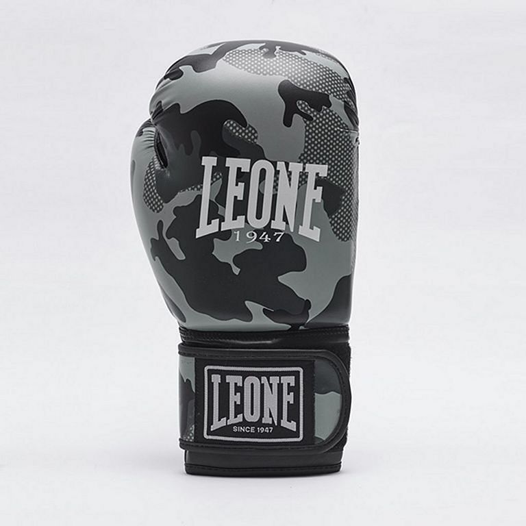 Leone 1947 Guantes Boxeo Mujer Neo Camo Negro-Rojo